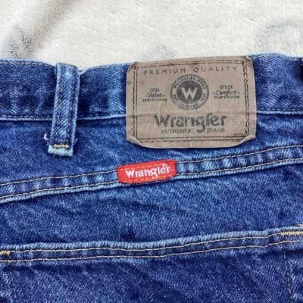 Wrangler Red Label 9650 Jeans 40X30 Vintage Y2K Denim Retired Fit Red Tab - Picture 3 of 5